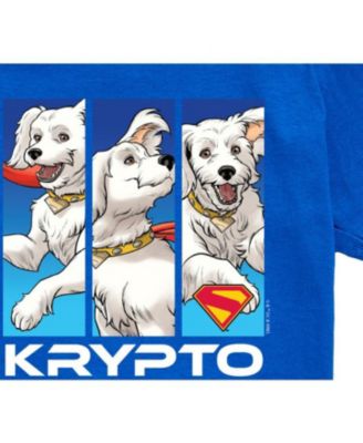 Big Boys Krypto Superdog Comic Strip Graphic T-Shirt