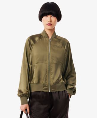 LACOSTE USA - Women's Long Sleeves Bomber Jacket