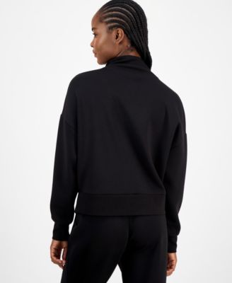 And Now Women's Cozy Scuba Quarter-Zip Sweatshirt, Macy's Exclusive