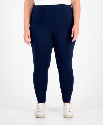 Plus Size High-Rise Leggings, Exclusively at Macy's