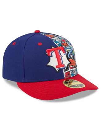 Men's Royal/Red Texas Rangers 2025 MLB Diamond Hero Edition Low Profile 59FIFTY Fitted Hat
