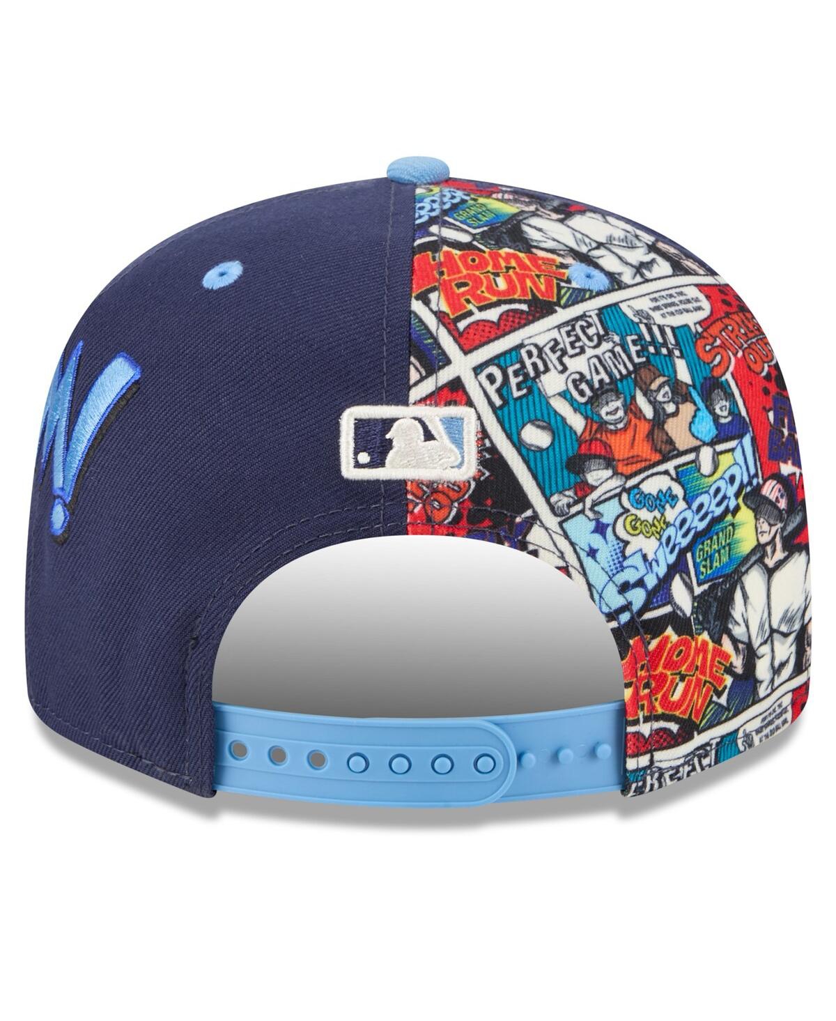 New Era Men's Navy/light Blue Tampa Bay Rays 2025 Mlb Diamond Hero Edition 9fifty Snapback Hat In Multi