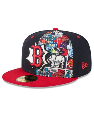 New Era - Men's Navy/Red Boston Red Sox 2025 MLB Diamond Hero Edition 59FIFTY Fitted Hat