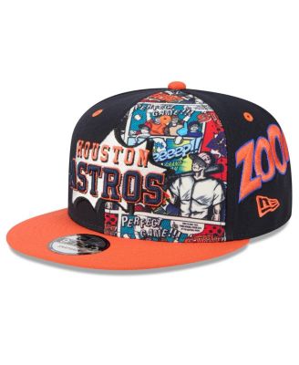New Era - Big Boys and Girls Navy/Orange Houston Astros 2025 MLB Diamond Hero Edition 9FIFTY Snapback Hat
