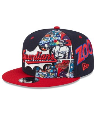 New Era - Big Boys and Girls Navy/Red Cleveland Guardians 2025 MLB Diamond Hero Edition 9FIFTY Snapback Hat