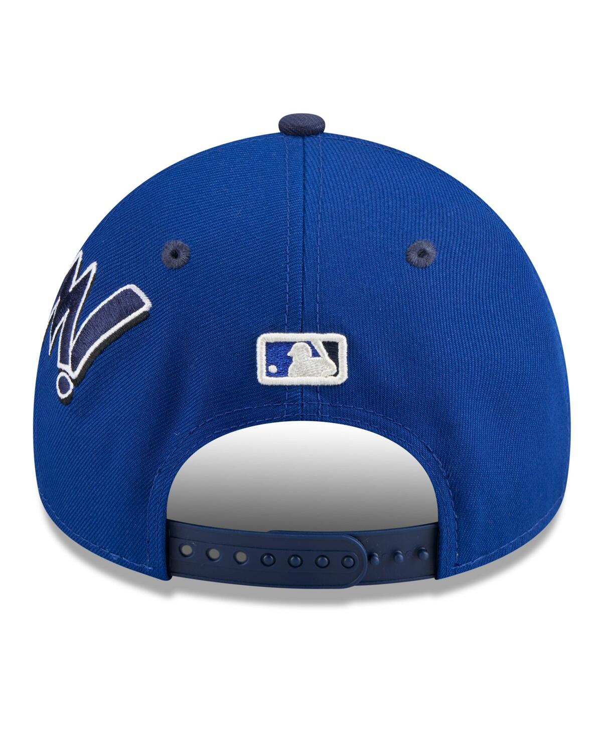 New Era Big Boys And Girls Royal/navy Toronto Blue Jays 2025 Mlb Diamond Hero Edition A-frame 9forty Adjusta In Blue