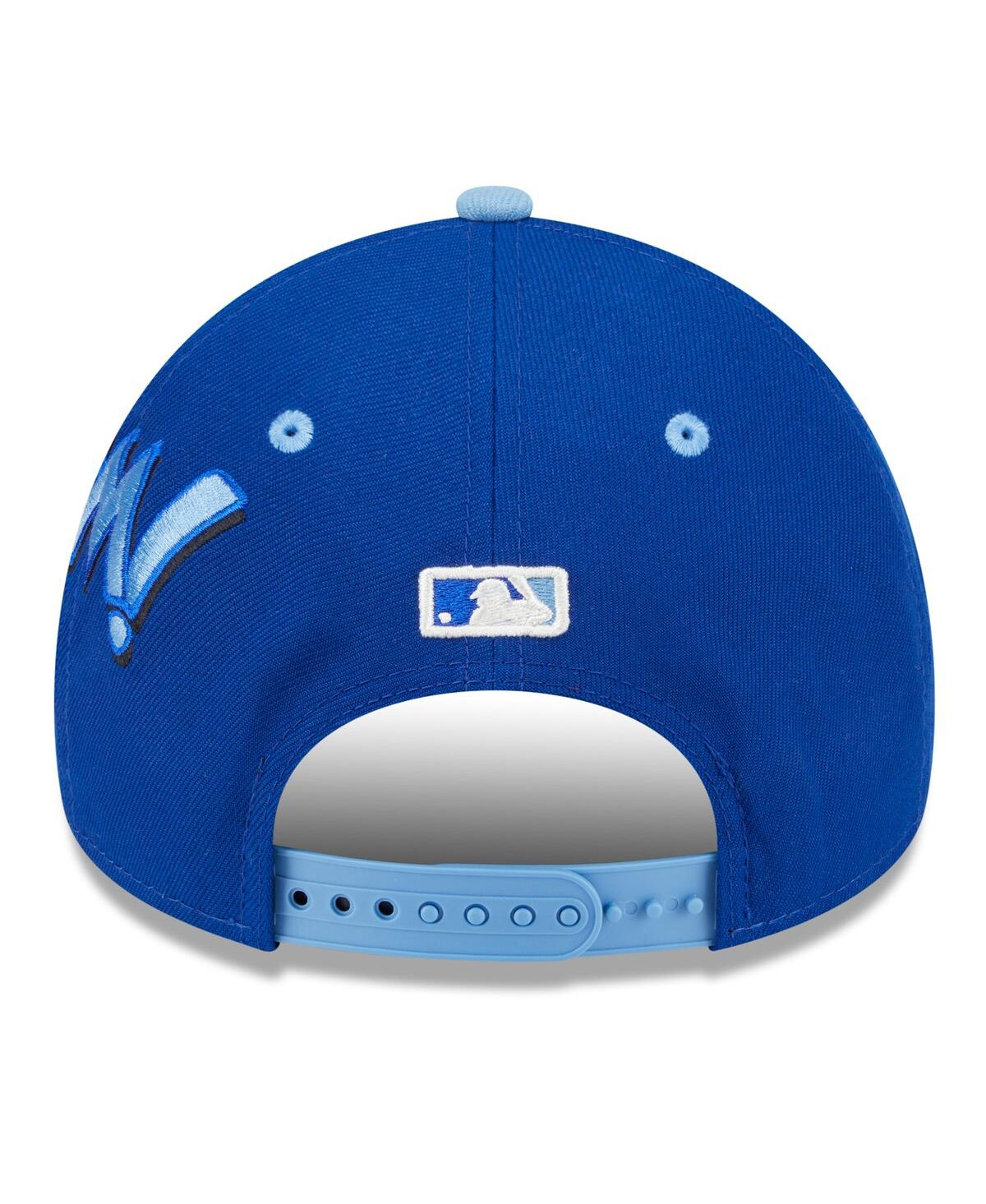 New Era Big Boys And Girls Royal/light Blue Kansas City Royals 2025 Mlb Diamond Hero Edition A-frame 9forty  In Multi