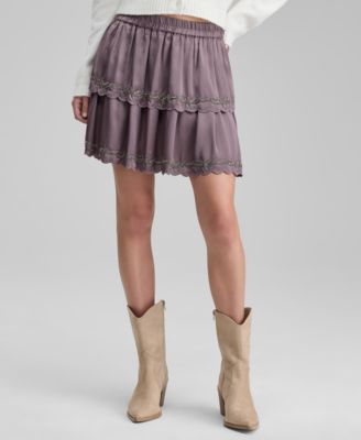 Women's Beaded Mini Skirt, Macy's Exclusive