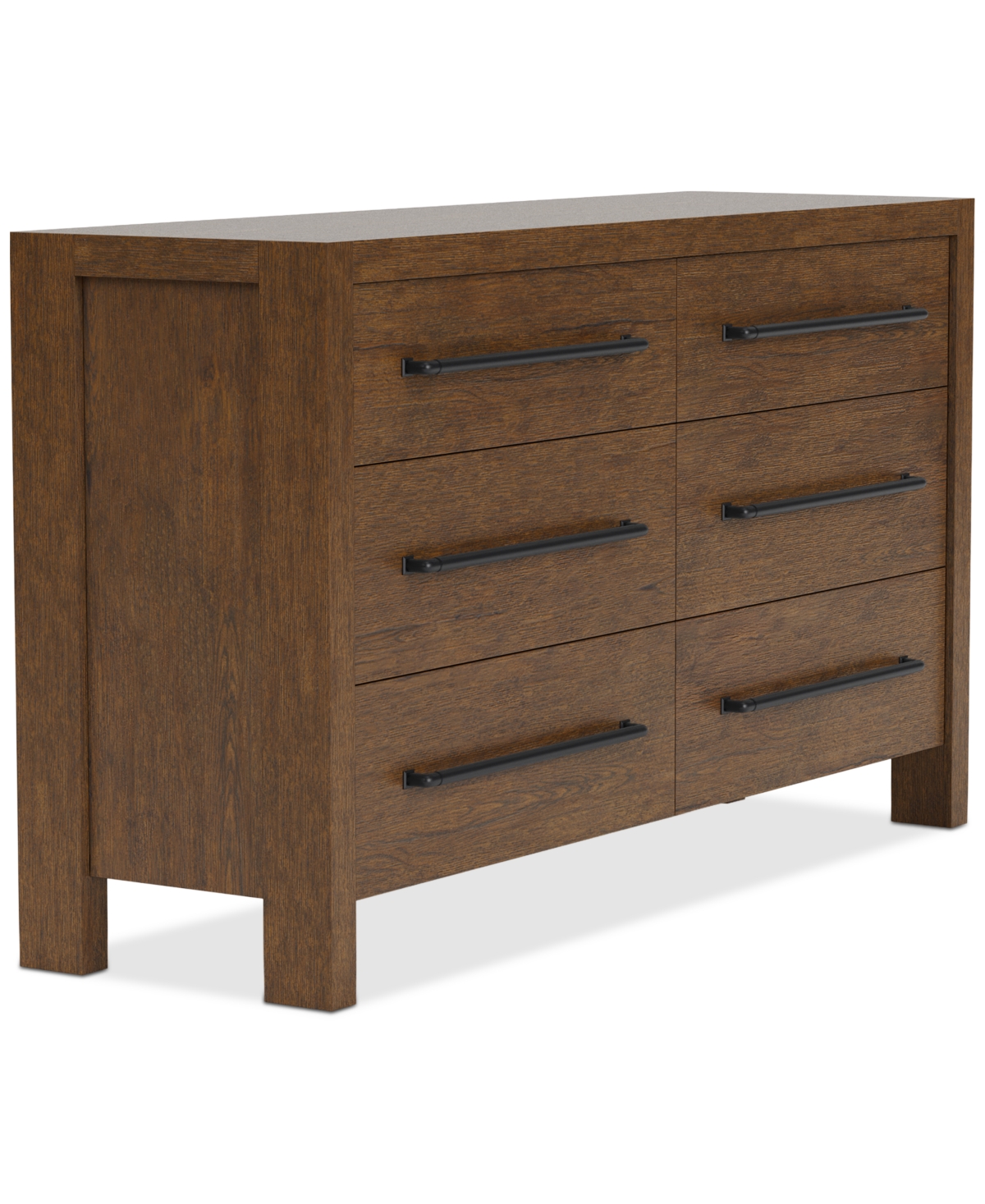 Macy's Davie Cracked Oak Dresser In Brown