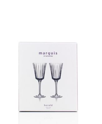 Herald White Wine Glasses, Set of 2, Macy's Exclusive
