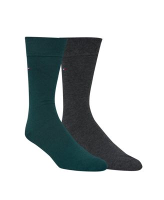 Men's Solid Dress Socks, 2-Pack