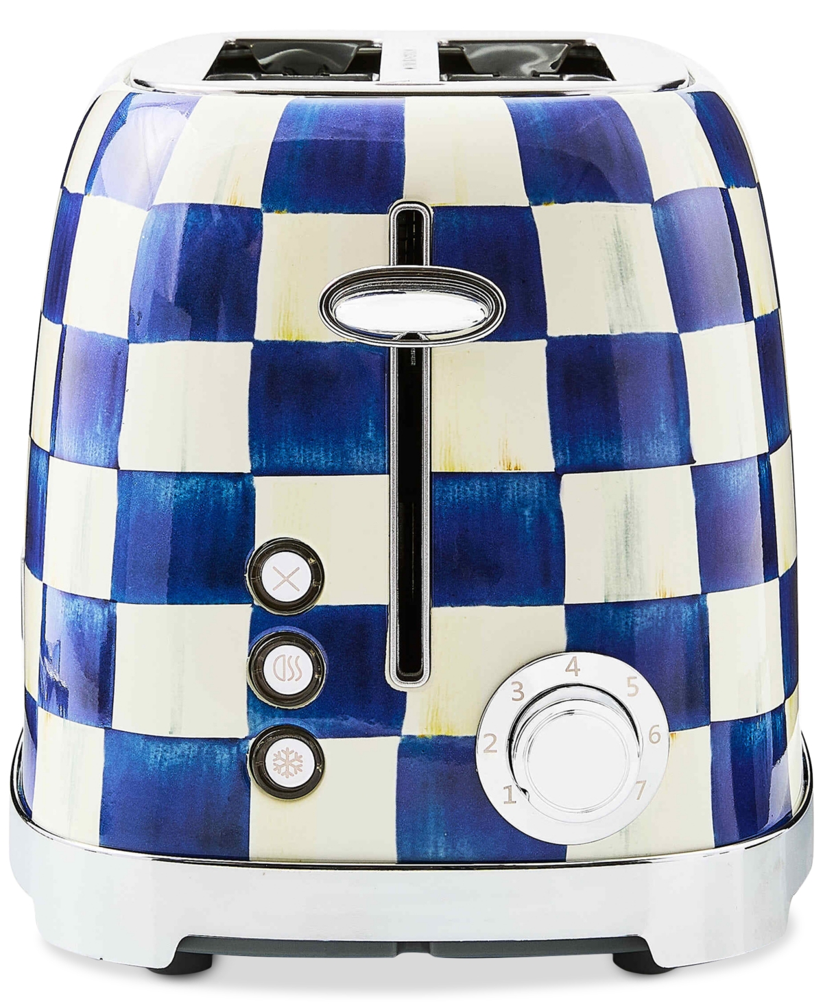 MacKenzie-Childs Royal Check 2-Slice Toaster