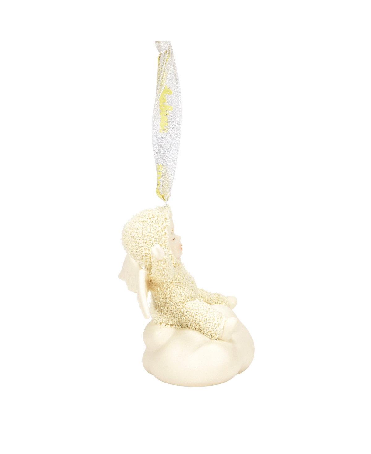Department Five Snowbabies Playing In The Clouds Ornament In White