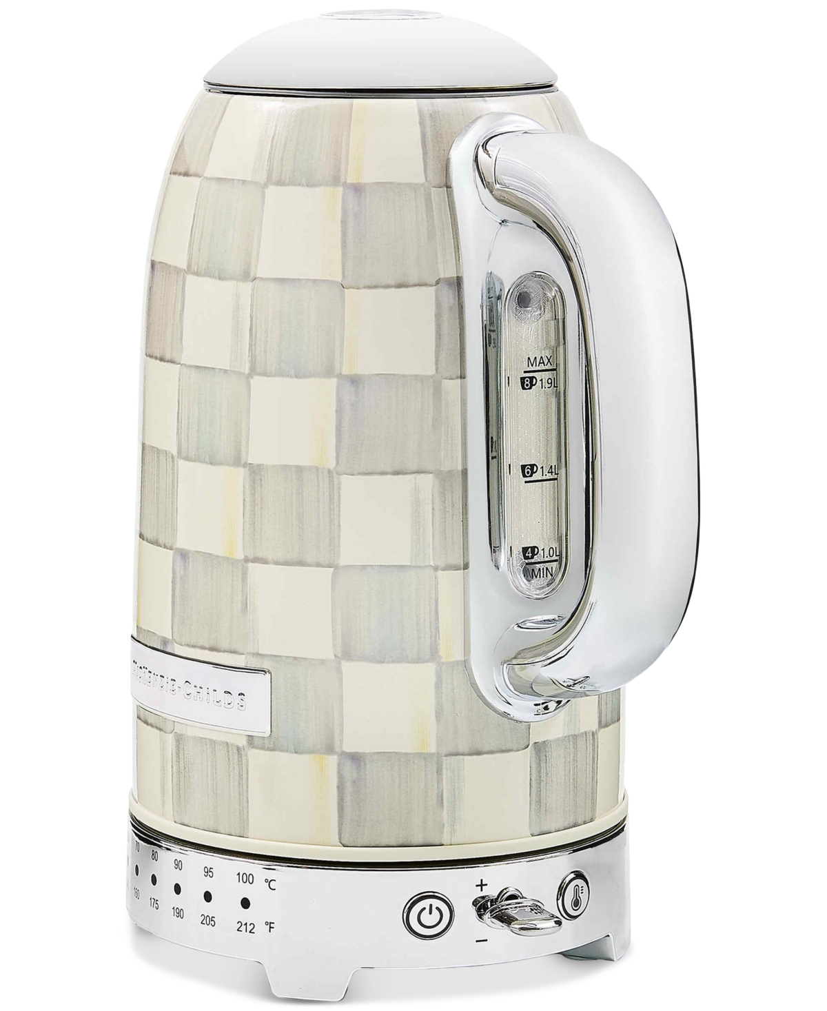 MacKenzie-Childs Sterling Check Electric Kettle