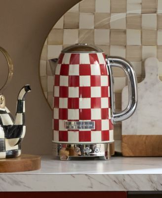 Cherry Check Electric Kettle