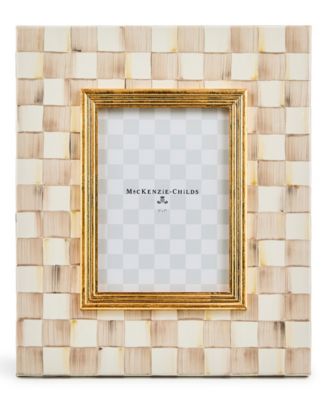 MacKenzie-Childs Mocha Check Frame, 5