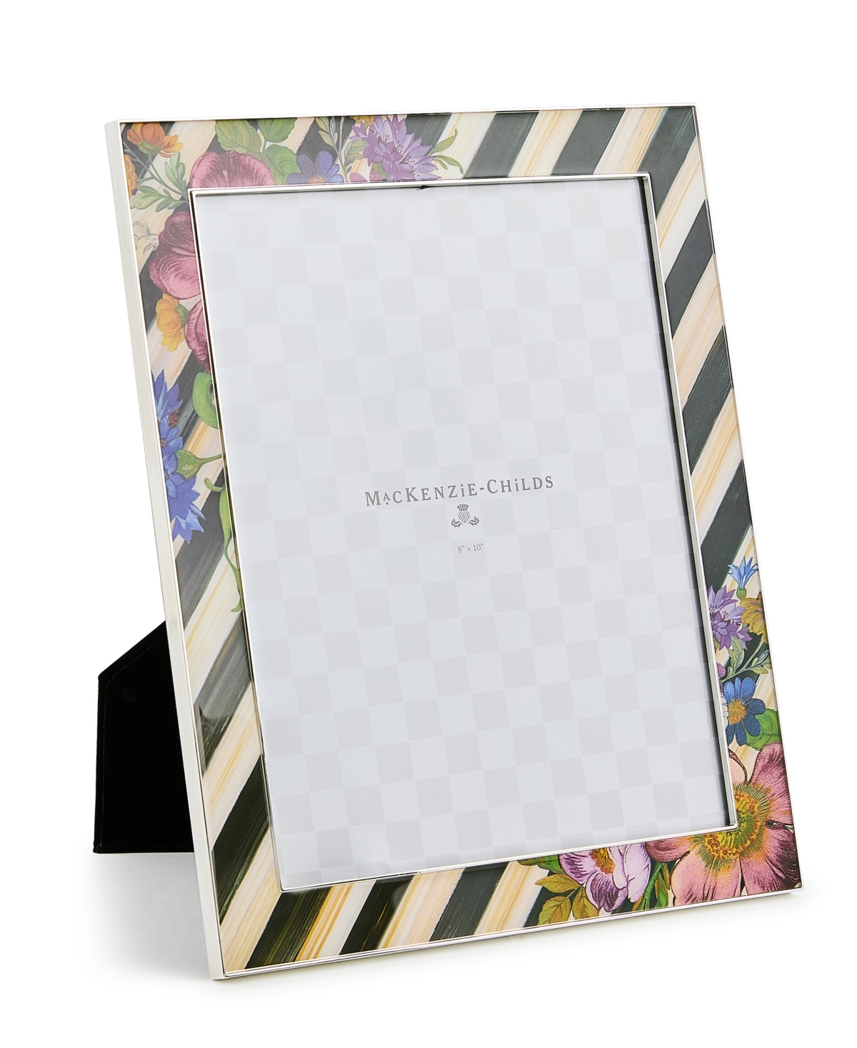 Mackenzie-childs Flower Market Silver Plated Frame, 8" X 10" In Multi