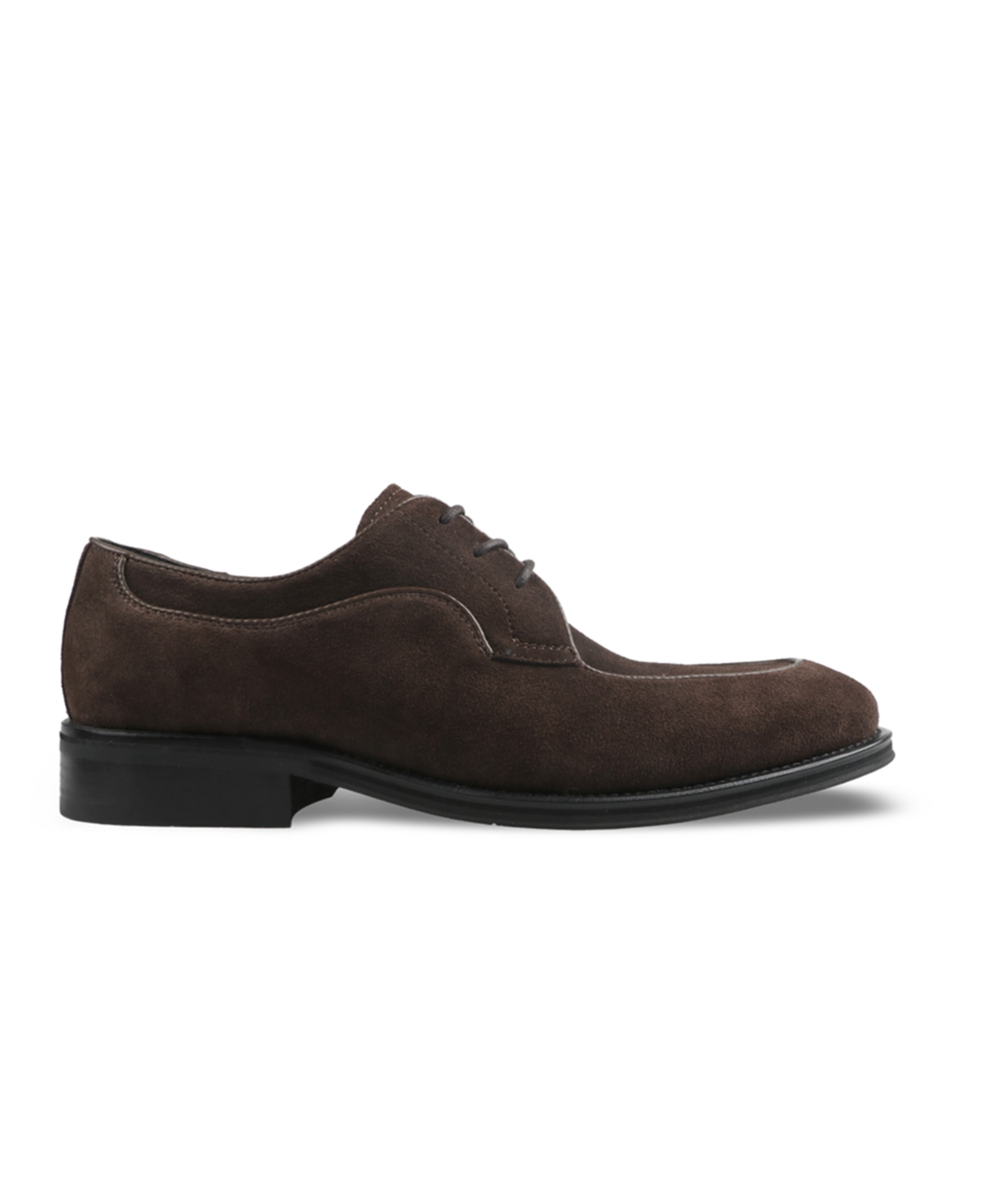 Alfani Men's Noahh Genuine Suede Leather Lace Up Dress Shoes, Macy's Exclusive In Brown