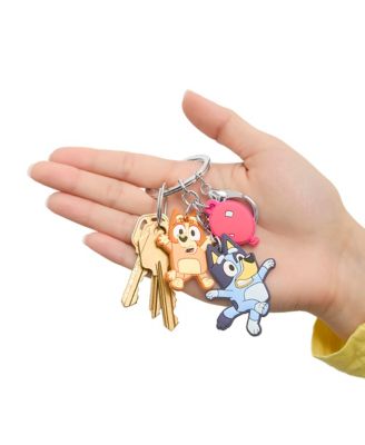 & Bingo Layered Charm Keychain with Balloon Accent
