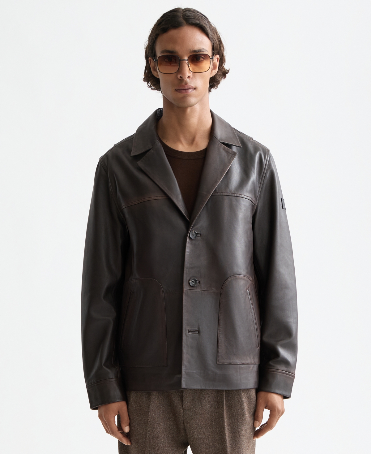 Scotch & Soda Men's Front Button Blazer