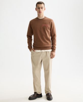 Men's Logo Detail Crewneck Sweatshirt