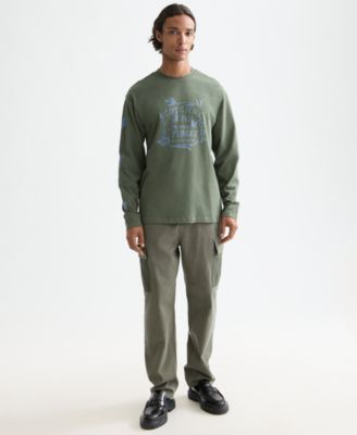 Men's Relaxed Fit Artwork Long Sleeve T-Shirt 