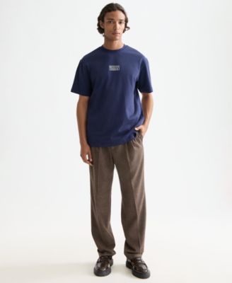 Men's Relaxed Fit Cross Stitch Artwork T-Shirt