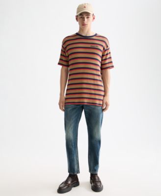 Men's Waffle Stripe Short-Sleeve T-Shirt