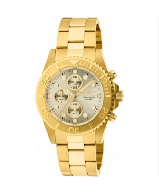 Invicta Men's 1774 Pro Diver Quartz Chronograph Champagne Dial Watch