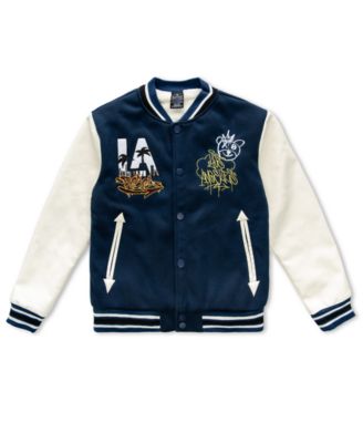 Boys' 8-20 Long Sleeve Varsity Jacket