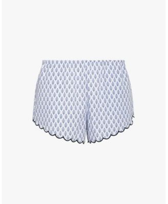 Scallop Pajama Shorts