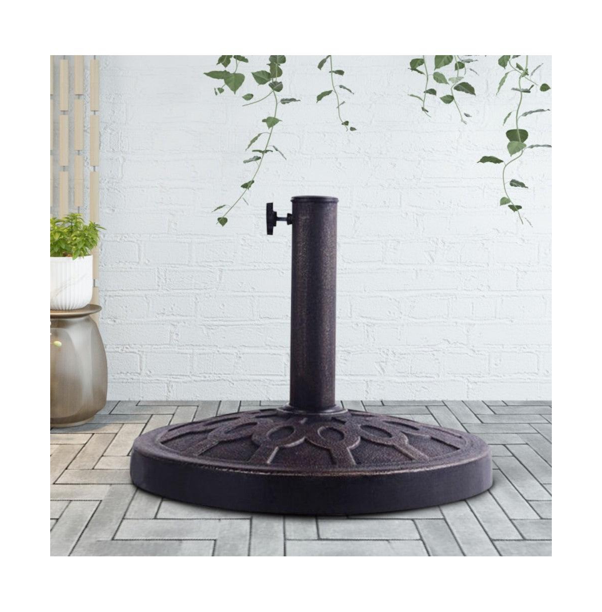 Mondawe 30lbs 18 Inches Heavy Duty Outdoor Patio Market Umbrella Base