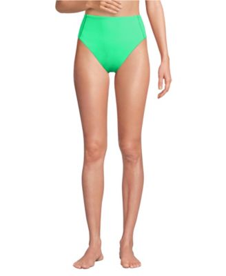 Women's Tugless QuickDry High Waisted High Leg Bikini Bottoms