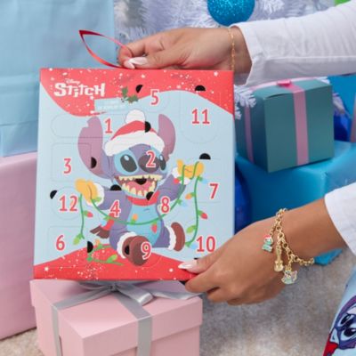 Stitch Jewelry Advent Gift Set:  Earrings, Necklace, Bracelet & Charms Mix & Match Christmas Calendar Box Collection