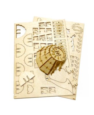 3D DIY Puzzle: Kabuto Samurai Warrior Helmet - 77pcs