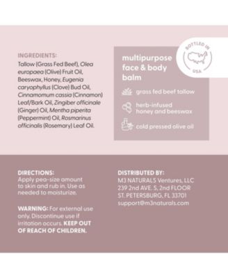 Beef Tallow Balm, Scented, 2oz