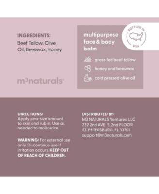 Beef Tallow Balm, Unscented, 2oz