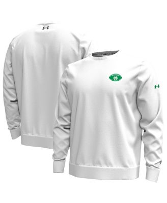 Under Armour - Men's White Notre Dame Fighting Irish Football Unstoppable Fleece Sweatshirt
