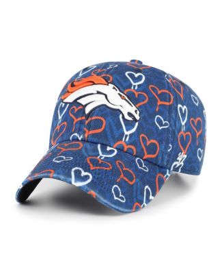 '47 Brand - Big Girls Navy Denver Broncos Mural Clean Up Adjustable Hat