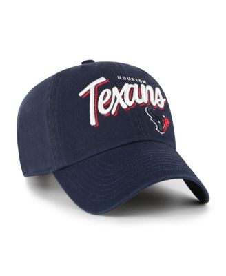 Women's Navy Houston Texans Ariana Clean Up Adjustable Hat