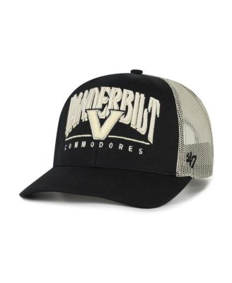 '47 Brand - Men's Black Vanderbilt Commodores Arid Adjustable Trucker Hat