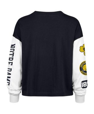 Women's Navy Notre Dame Fighting Irish Sydney Long Sleeve T-Shirt