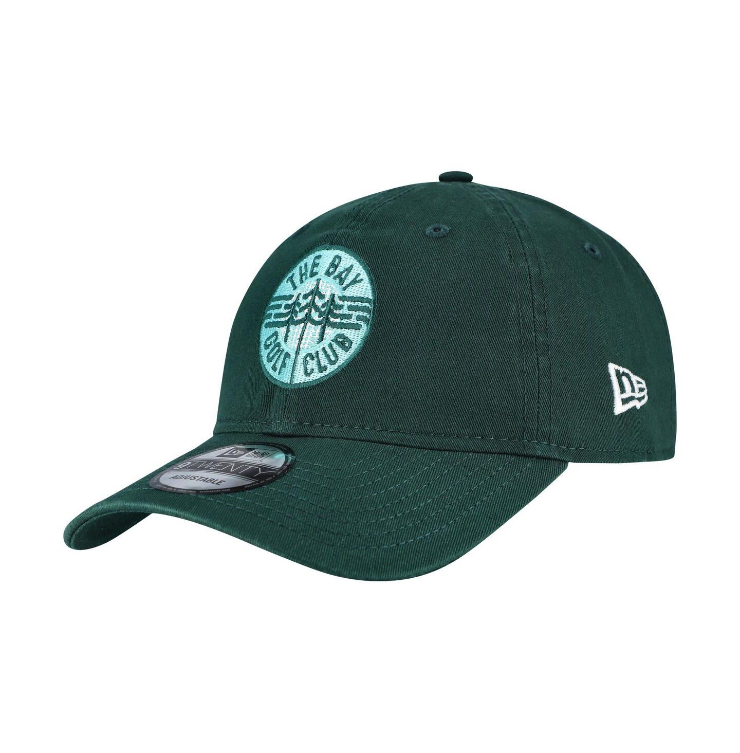 Мужская кепка New Era Hunter Green The Bay Golf Club TGL Team 9TWENTY Adjustable Hat — фото 1