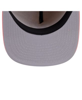 Men's Light Beige/Coral New York Yankees Two-Tone Color Pack A-Frame 59FIFTY Fitted Hat