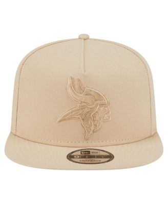 Men's Light Beige Minnesota Vikings Color Pack A-Frame 9FIFTY Snapback Hat