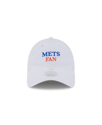 Women's White New York Mets Team Fan 9TWENTY Adjustable Hat