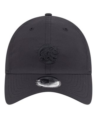 Men's Black Chicago Cubs Ripstop Casual Classic Adjustable Hat