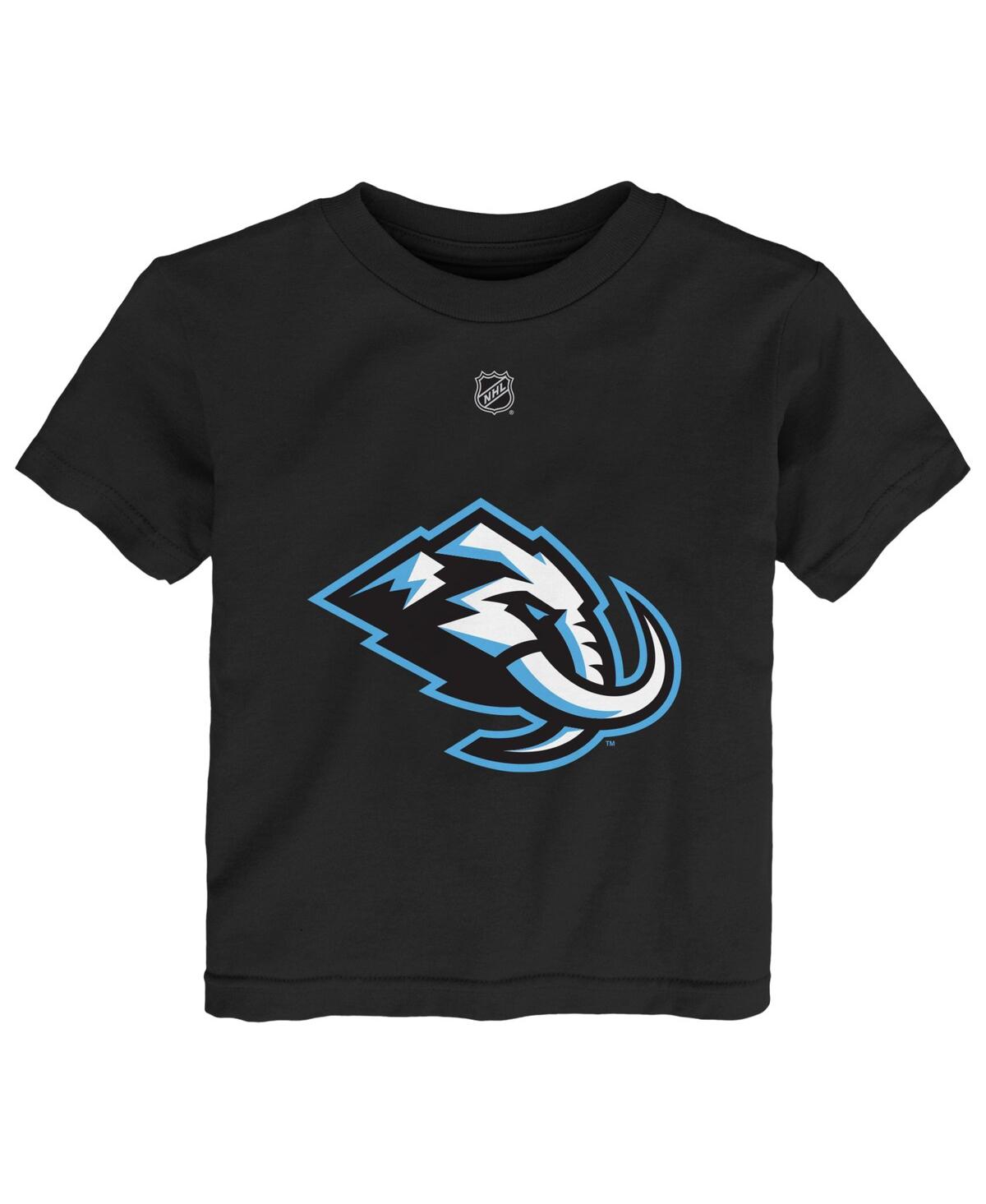 Outerstuff Toddler Black Utah Mammoth Primary Logo T-shirt In Black