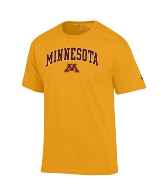 Men's Gold Minnesota Golden Gophers Arch Over Logo T-Shirt