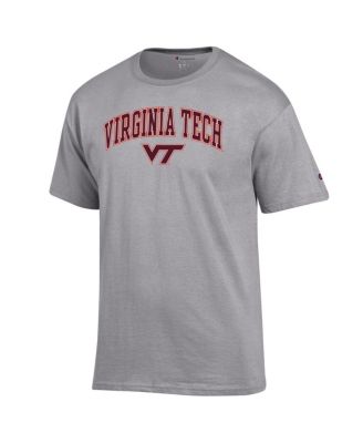 Men's Heather Gray Virginia Tech Hokies Arch Over Logo T-Shirt